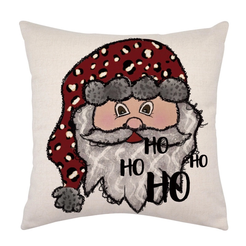 Holiday Linen Christmas Pillow Cover Single-sided Decorative Cushion Case|Home Decor