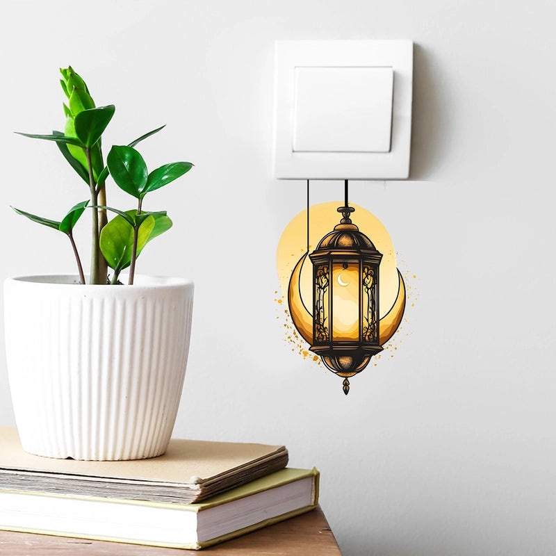 Elegant Classical Moon PVC Wall Sticker for Windows | Home Decor & Wall Accessories