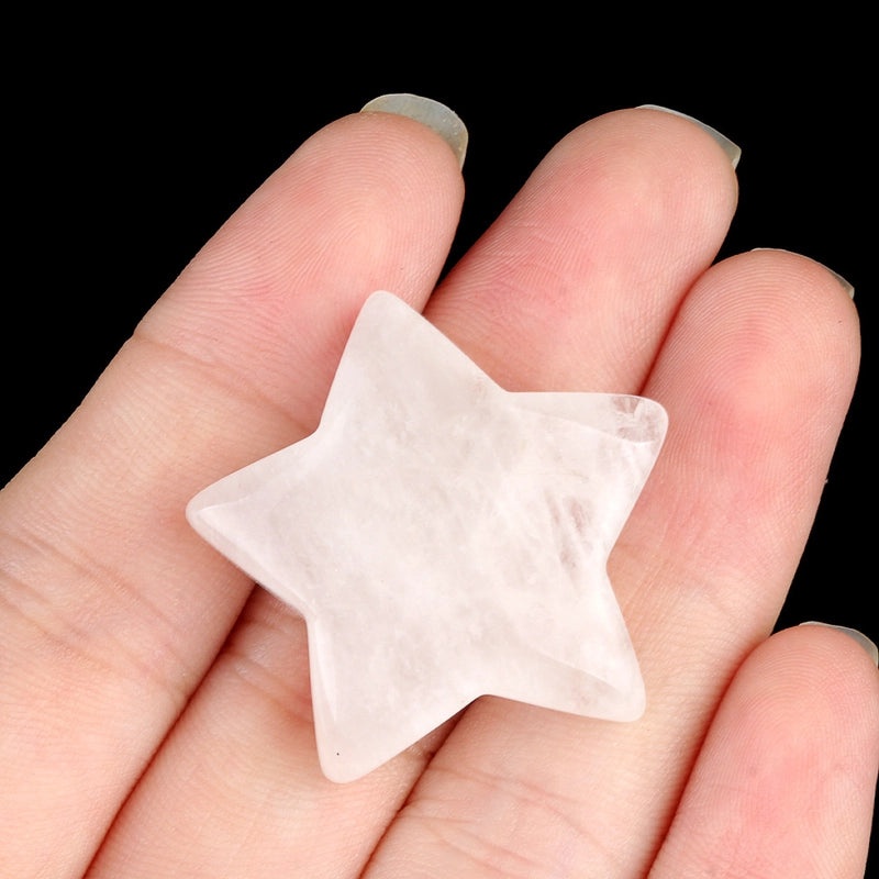Natural Crystal Agate Star-Shaped Bead Pendant | Jewelry Accessories