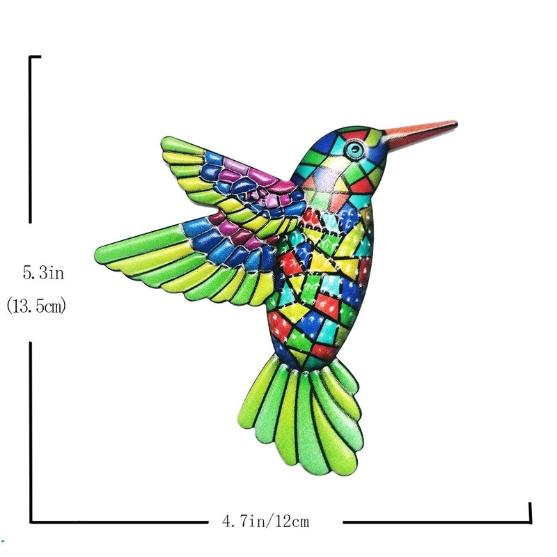 Iron Hummingbird Wall Decor Metal Pendant for Home and Garden|Home Decor