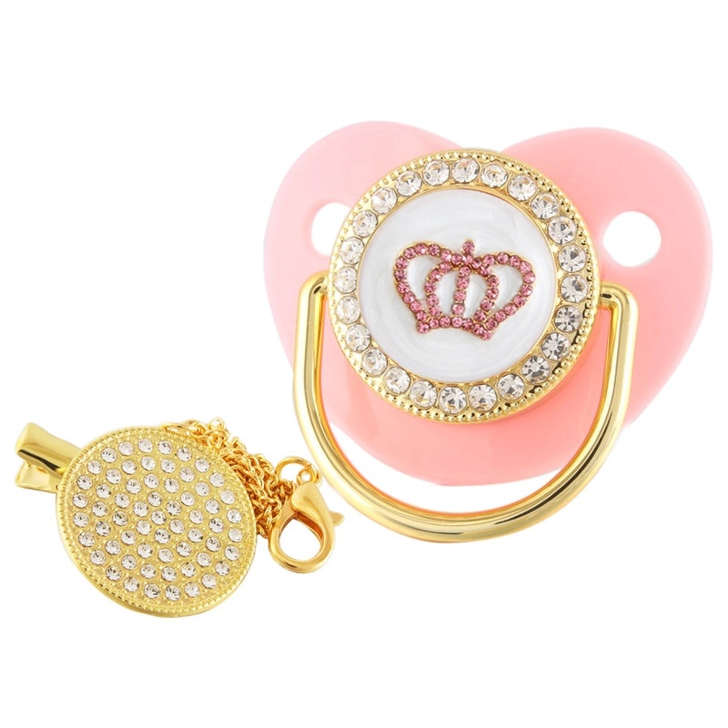 Adorable Double Heart Crown Silicone Baby Accessories|Baby Accessories & Jewelry