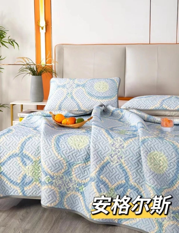 Thailand Royal Bio-based Latex Silk Mat 3-piece Set Soft High-end Mat for Micro-business | Home & Living Accessories