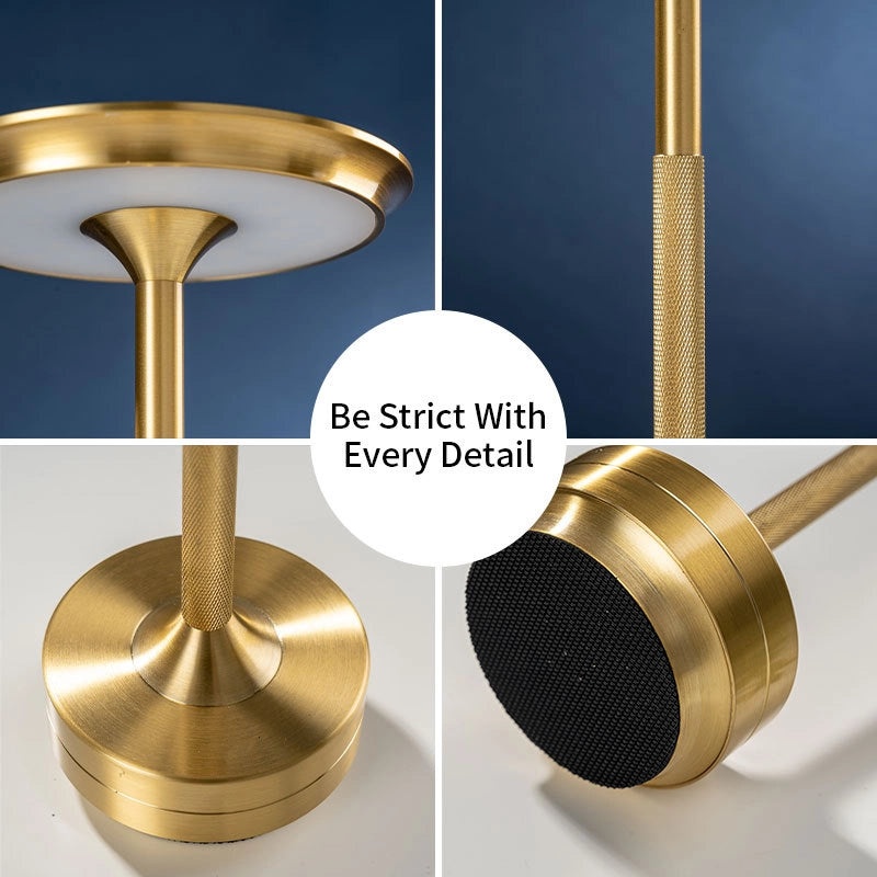 Iron High-leg Outdoor Table Lamp with USB Charging and Touch Control, Three-color Luxury Lighting|Outdoor Lighting