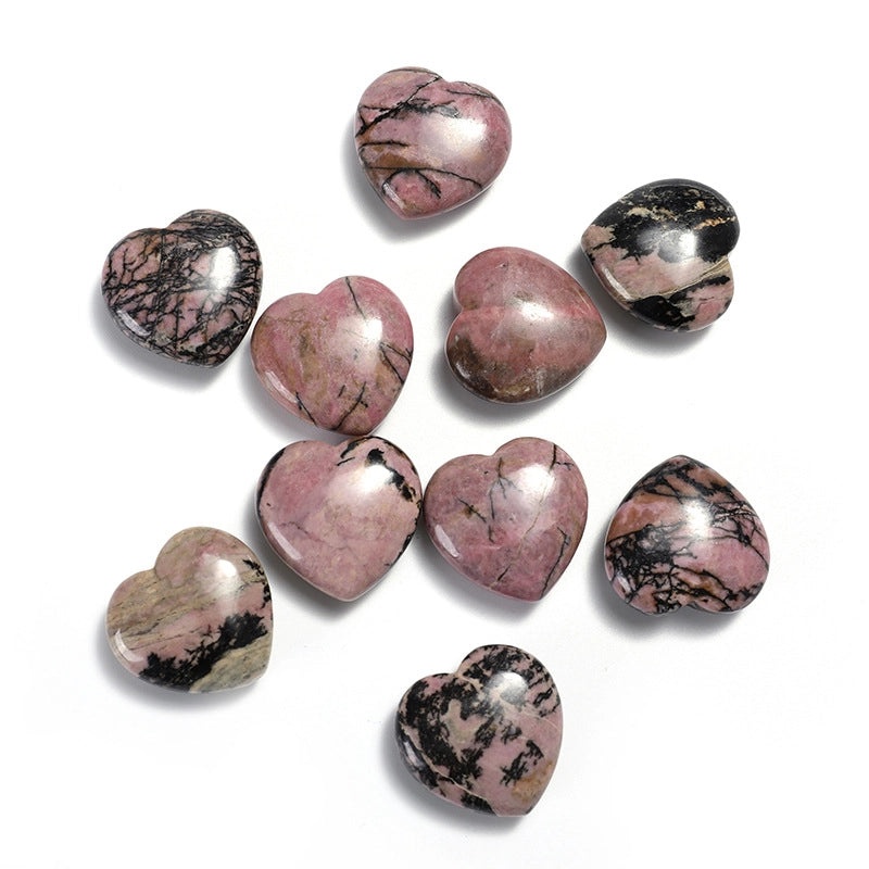 Pink 20mm Heart-Shaped Amethyst Crystal Ornament | Jewelry & Accessories