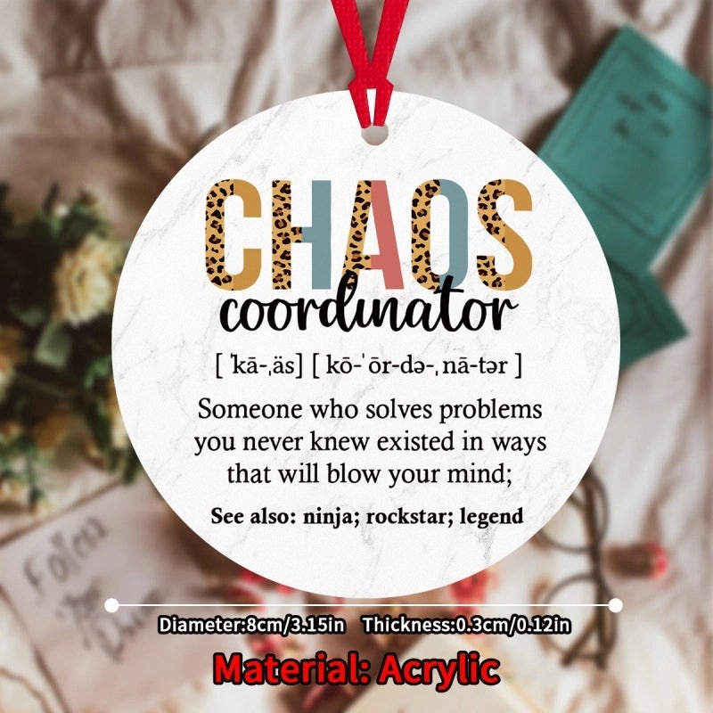 Modern Christmas Acrylic Art Decoration | Home Decor