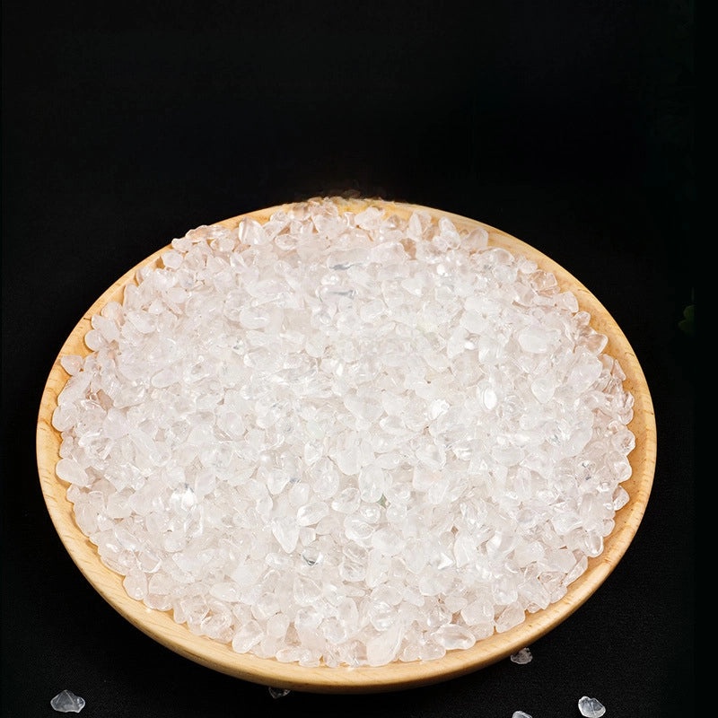 Natural White Crystal Gravel Healing Stone Bracelet Purification Spiritual Raw Crystal Bulk|Jewelry & Accessories