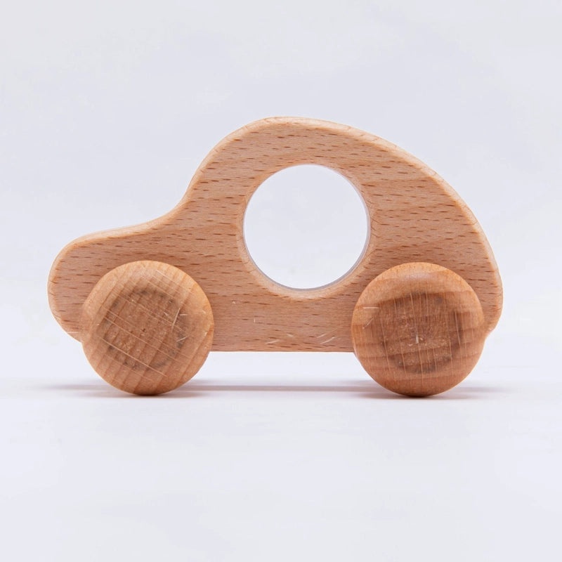 Walnut Wooden Mini Color Car Toy for Kids | Early Learning Building Blocks | Baby Educational Cart | Wooden Educational Toys|Building Toys