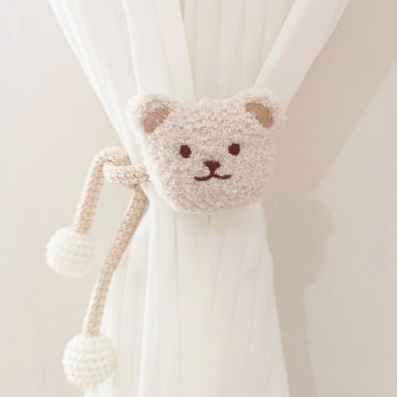 Adorable Bear Polyester Curtain Tiebacks for Window Decor|Home Decor Accessories
