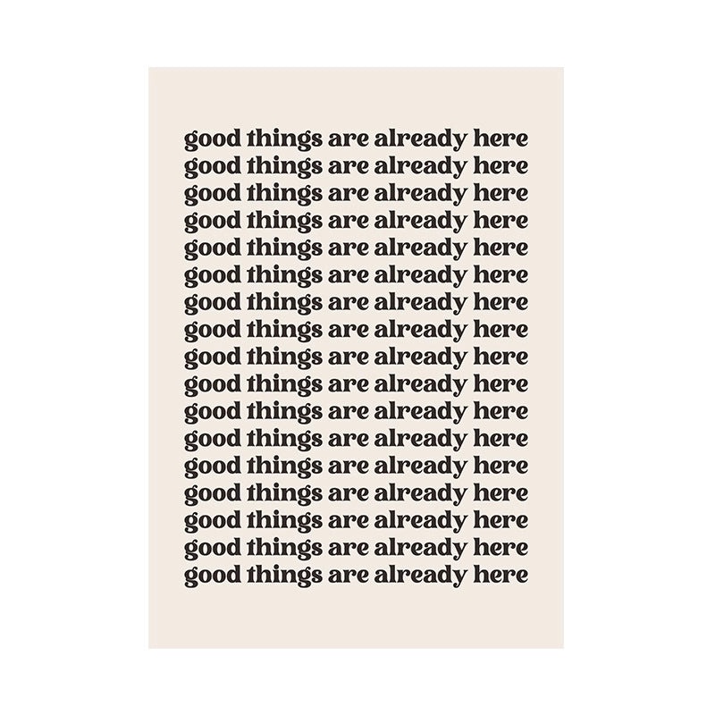 Modern Geometric Letter Canvas Wall Decor|Wall Art