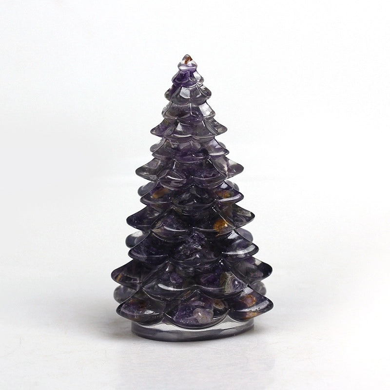 Minimalist Synthetic Resin Christmas Tree Ornaments | Holiday Decorations