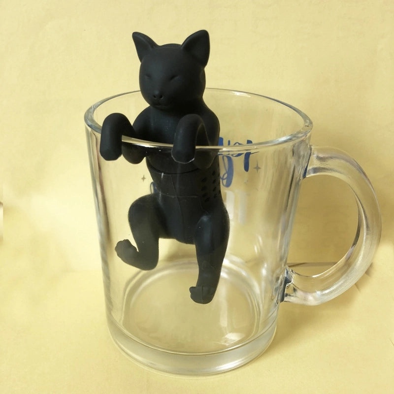 Adorable Cat-Shaped Silicone Tea Infuser | Kitchen & Dining Accessories