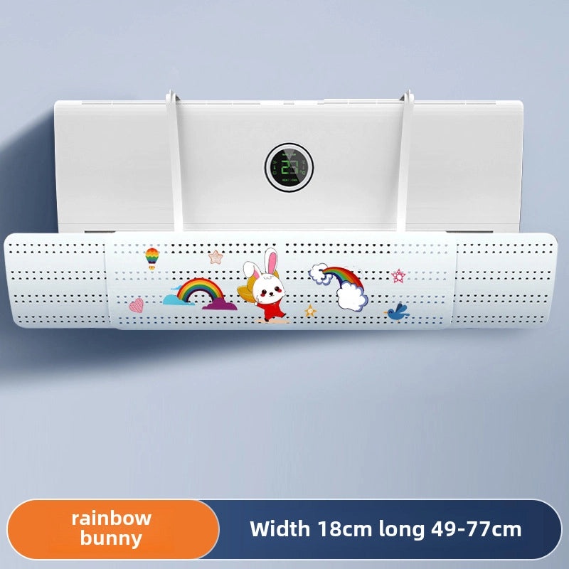 Retractable Universal Air Conditioner Wind Deflector for Pregnant Women and Children | Home & Living Accessories