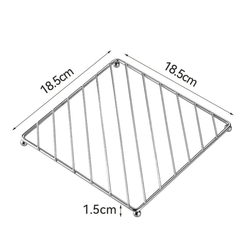 Casual Round and Square Iron Placemat 1 Piece|Home Dining Table Accessories