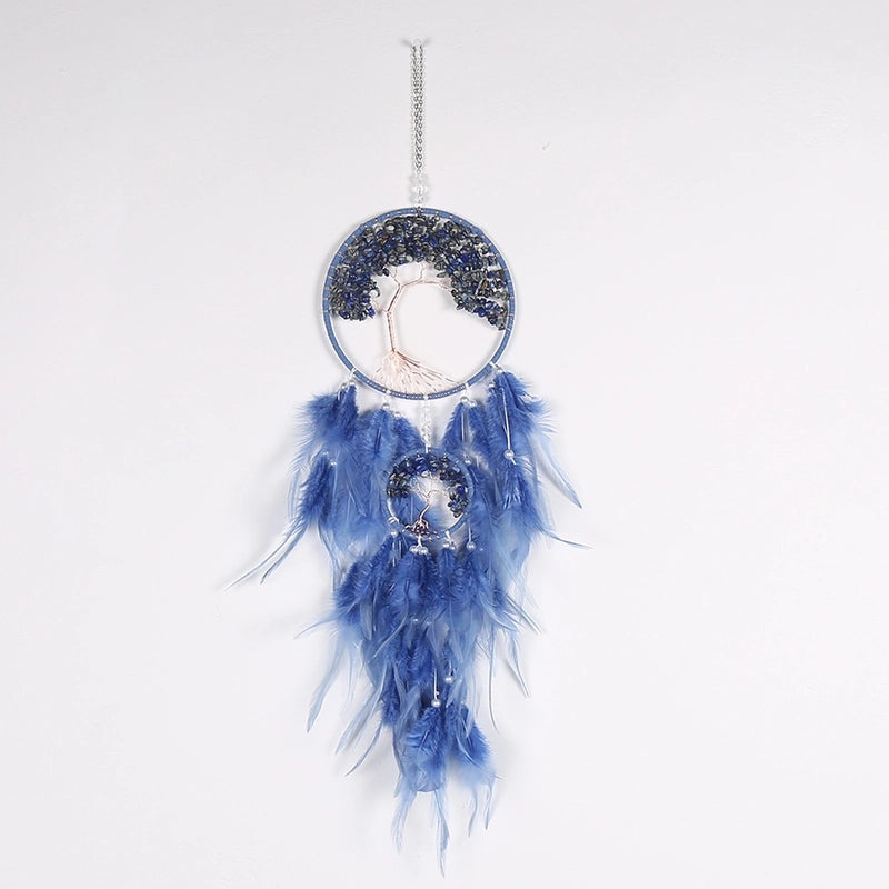 Elegant Geometric Feather Dreamcatcher Wall Art for Casual Home Decor | Wall Art & Decor