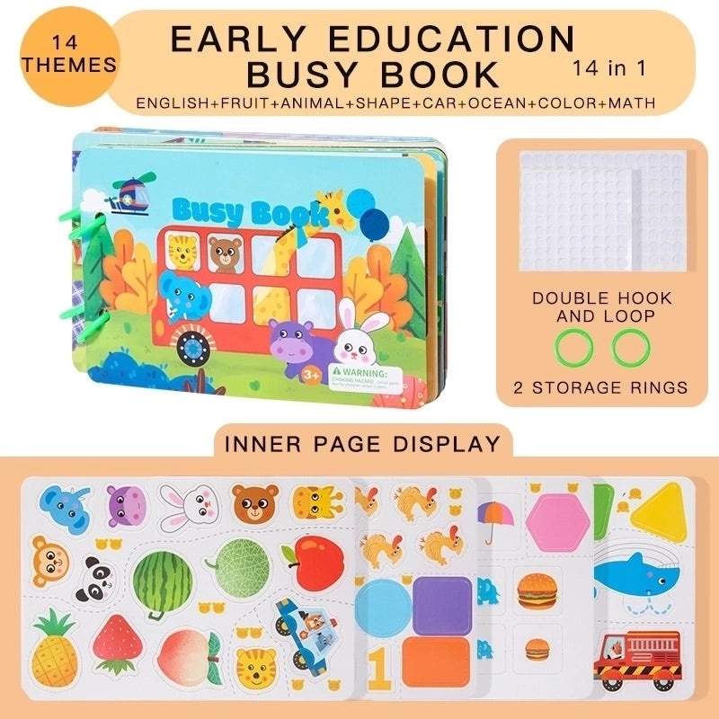 Educational Animal Paper Toys for Toddlers 3-6 Years|Learning & Educational Toys