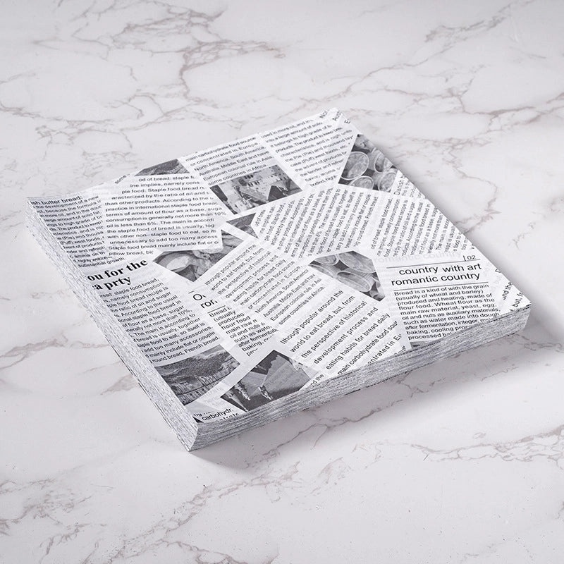 American-style Oil-proof Paper for Fried Chicken Fries Hamburgers, Oil-absorbing Baking and Sandwich Wrapping Paper | Food Packaging Supplies