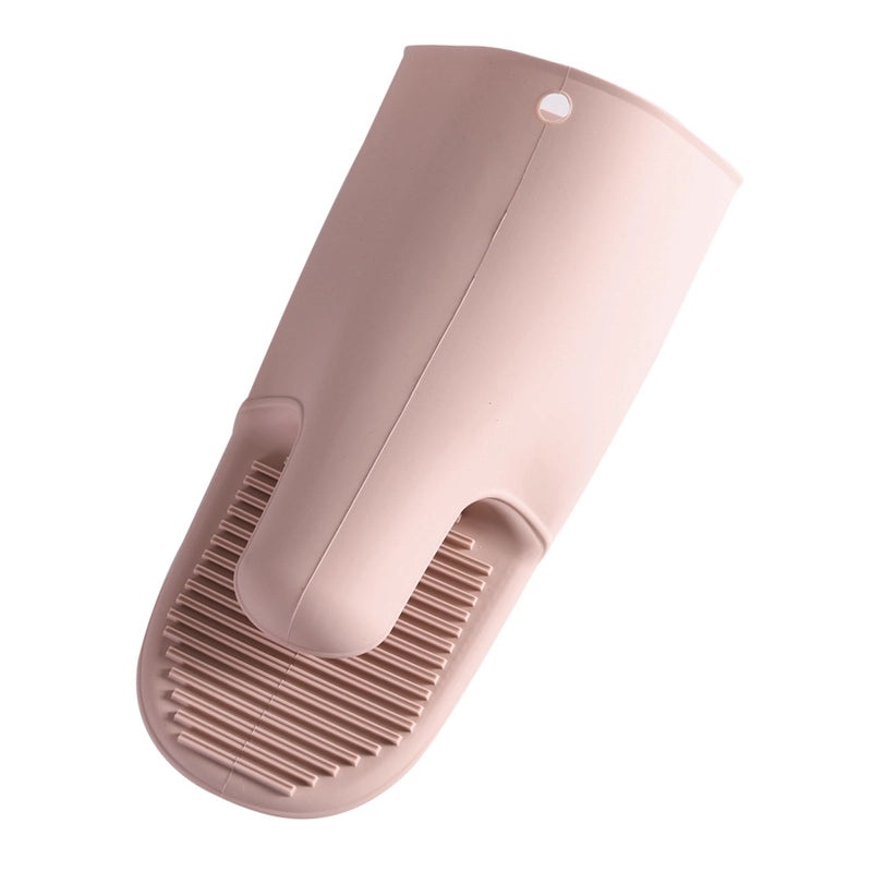 Thickened Silicone Heat-Resistant Gloves with Long Hand Clip for Microwave Oven Bowl Handling|Kitchen & Dining Accessories