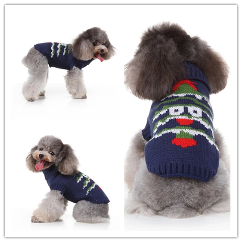 Cozy Polyester Christmas Reindeer Pet Outfit | Holiday Pet Apparel