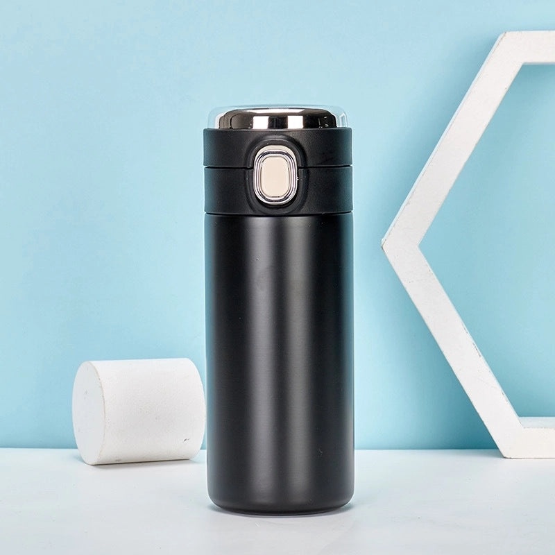 Stylish Solid Color Stainless Steel Water Bottle for Casual Vacation Use | Travel & Outdoor Accessories