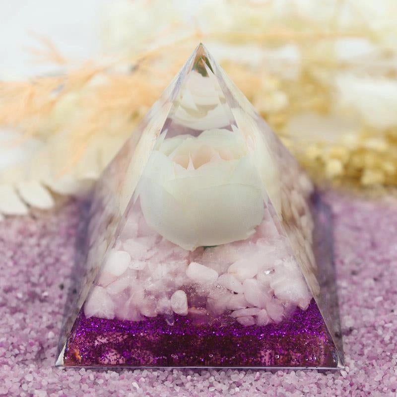 Minimalist Pyramid Resin Crystal Ornament|Home Decor
