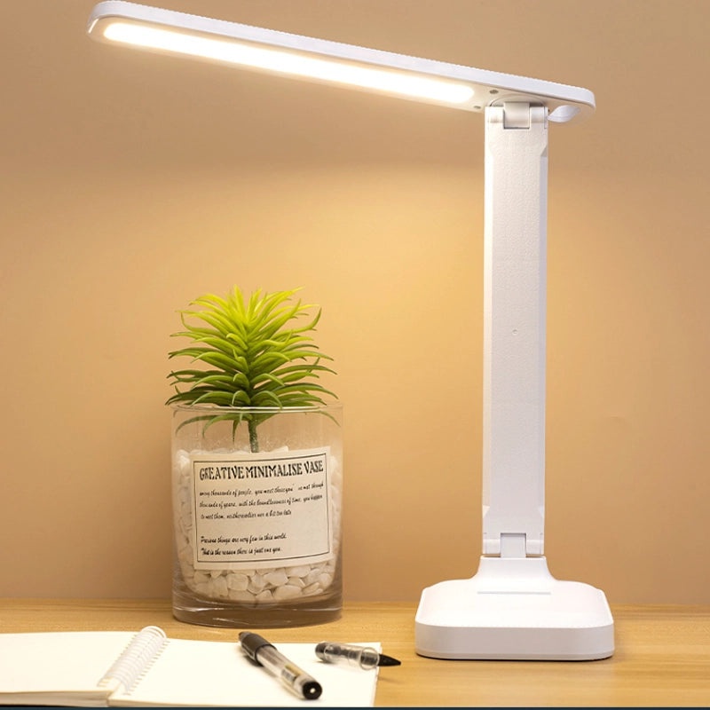 Rechargeable LED Desk Lamp Eye Protection for Study Bedroom Dorm Reading Bedside Light|Home & Office Lighting