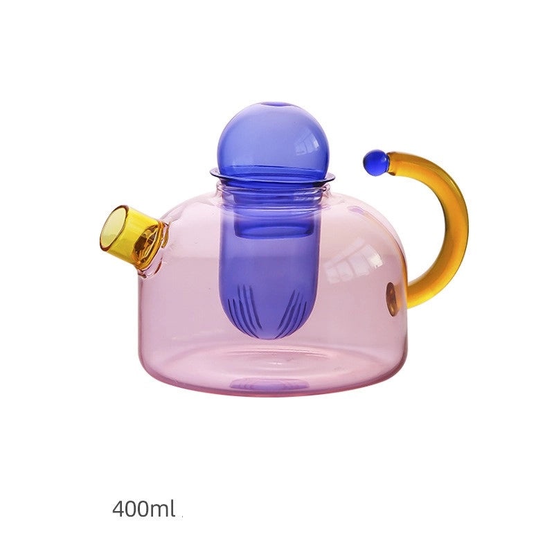 Colorful Casual Glass Teapot 1 Pc|Home & Kitchen Accessories