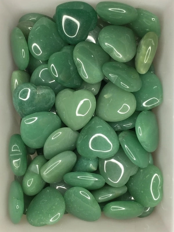 Pink Heart-Shaped Crystal Gemstone 2cm Handmade Decorative Ornament|Home Decor