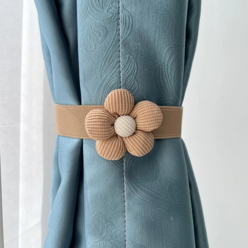 Casual Floral Polyester Curtain Tiebacks for Window Decor|Home Decor & Window Treatments