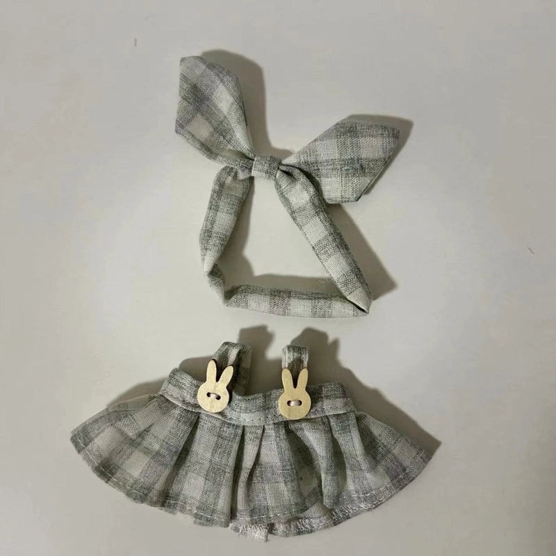 Cute 17cm Vinyl Plush Doll Clothes Set | Doll Clothes Accessories