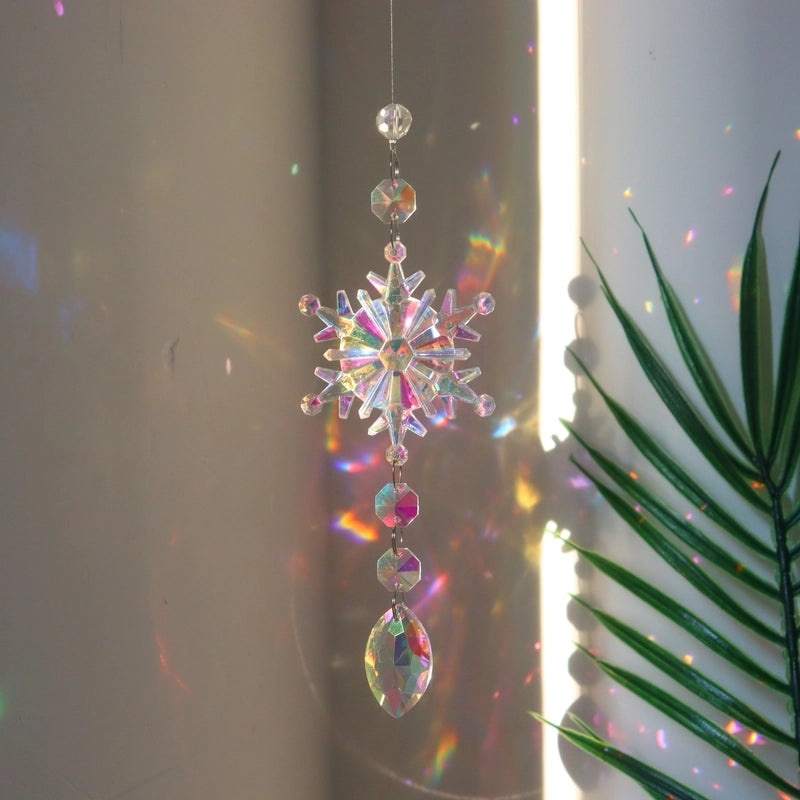 Christmas Snowflake Crystal Pendant Wall Art Decoration|Home Decor