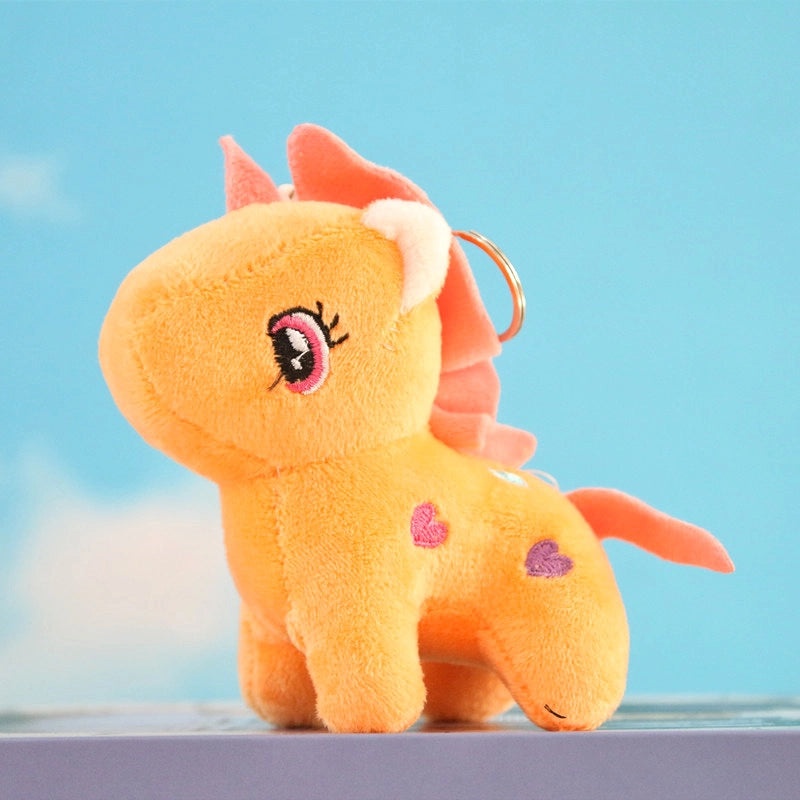 Pony Wedding Plush Doll Keychain Pendant Cute Little Pony Toy Charm|Accessories & Keychains