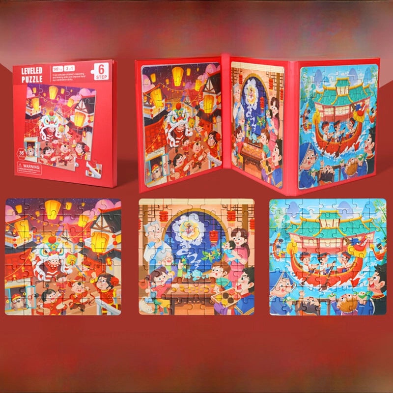 Magnetic Animal Traffic Puzzle for Toddlers and Kids Ages 1-6 | Educational Toys & Puzzles