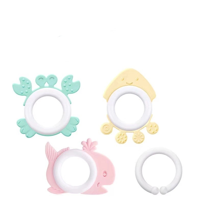 Infant Fruit Teether 0-12 Months Baby Tooth Grinding Stick Anti-Biting Rattle Soothing Gum Care|Baby Teethers & Pacifiers