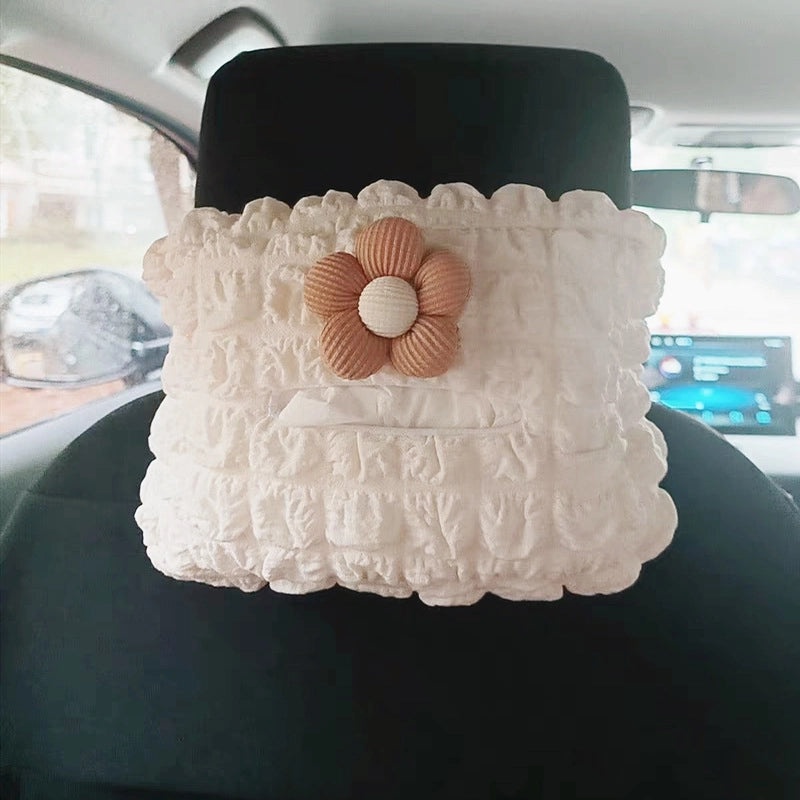 Multicolor Bubble Fiber Fabric Tissue Holder for Casual Vacation Use|Home & Living Accessories