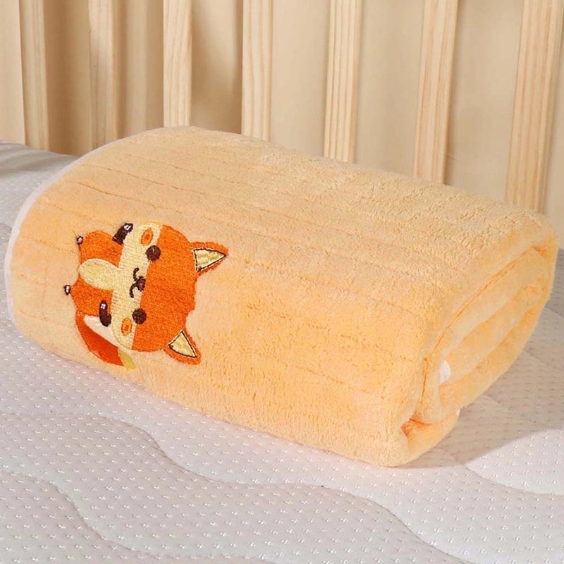 Soft Absorbent Newborn Baby Bath Towel Coral Fleece Quick-drying Thickened Lint-free Blanket|Baby Bath & Care