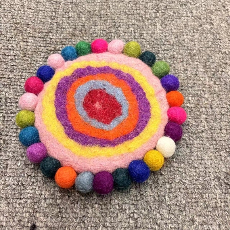 Adorable Multicolor Wool Felt Accessory 1 Piece | Handmade Jewelry Accessories