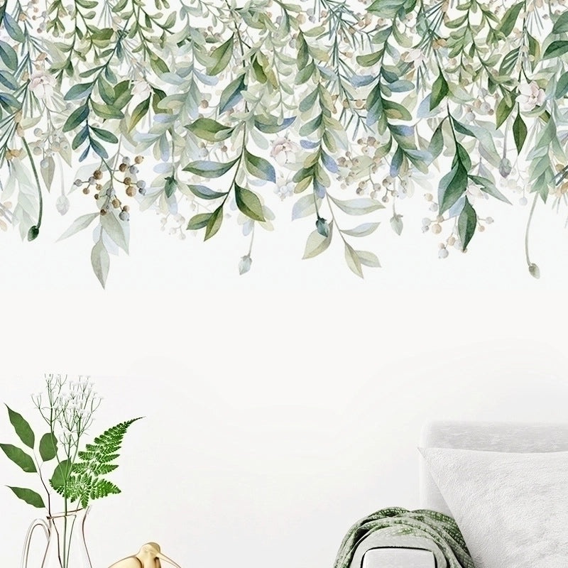Spring Green Plants Removable PVC Wall Stickers for Home Decor | Wall Decals & Stickers