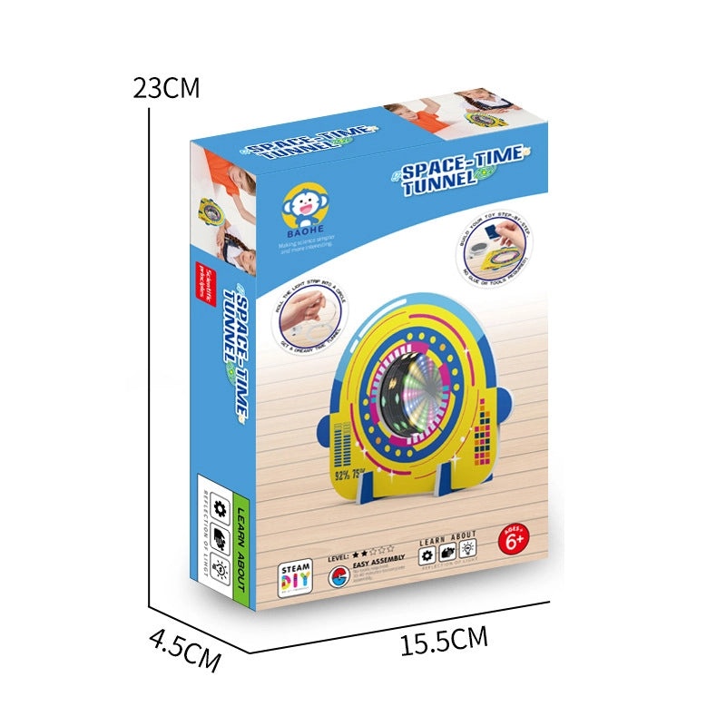 3D Space-Time Tunnel Educational Paper Toy Kit | Educational Toys & Learning Kits