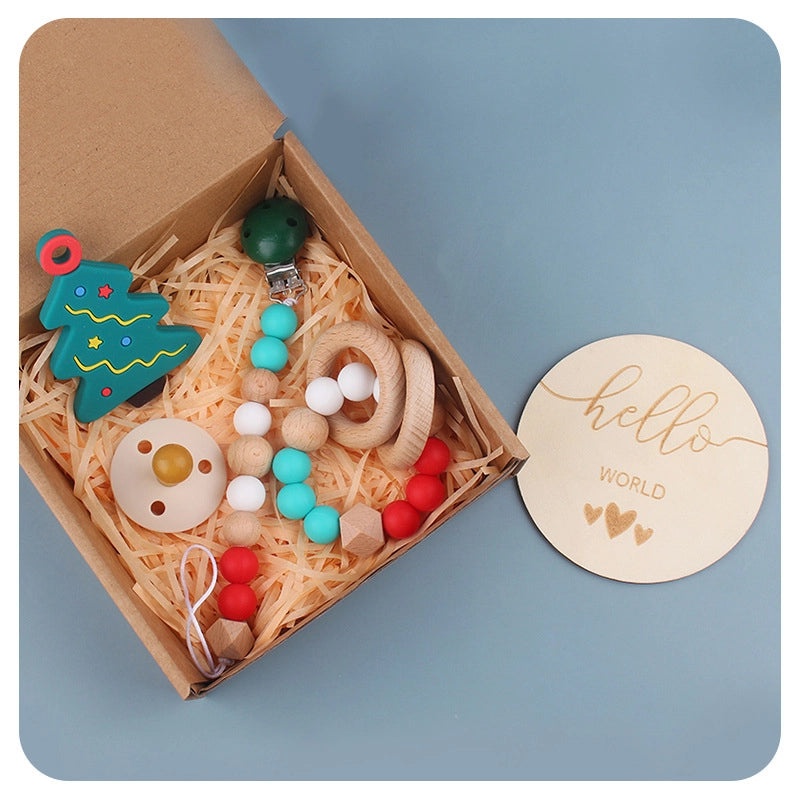 Christmas Cute Christmas Tree Santa Claus Snowman Baby Accessories Soft Beech Silica Gel Teethers|Baby Accessories