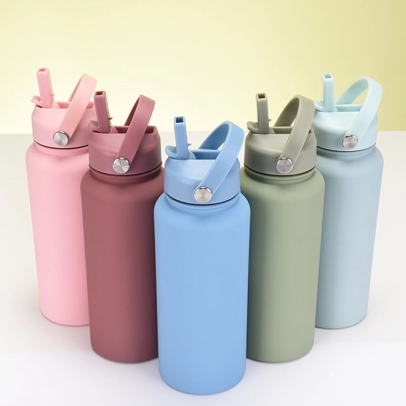 Insulated Stainless Steel Thermos Mug in Solid Colors for Everyday Use|Drinkware & Thermoses