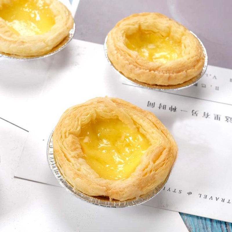 Disposable Aluminum Egg Tart Cups 100pcs | Bakeware & Baking Supplies