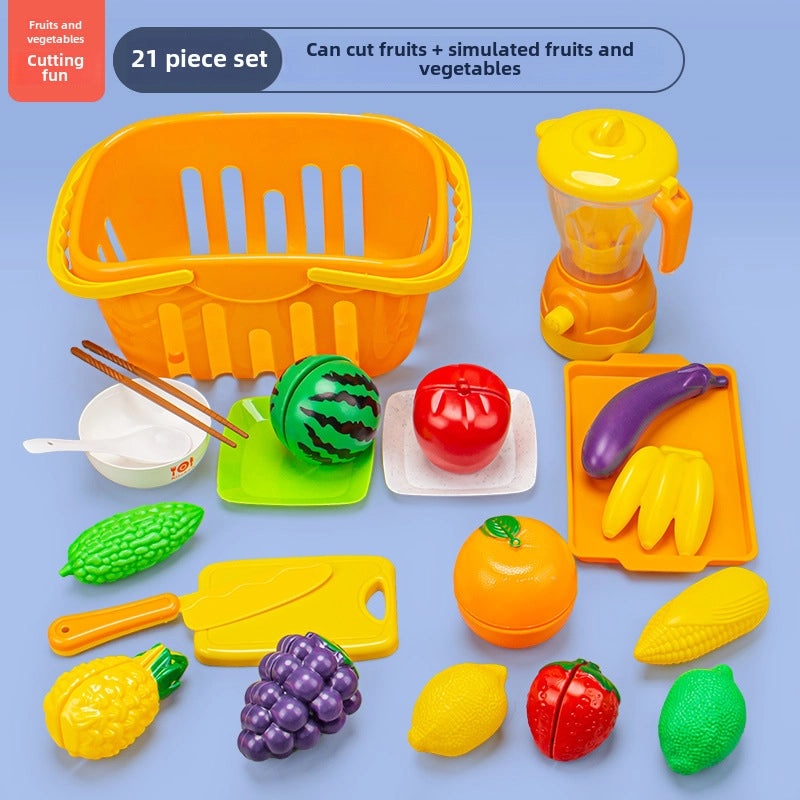 儿童厨房玩具海鲜水果蔬菜烧烤火锅仿真食品套装|儿童玩具