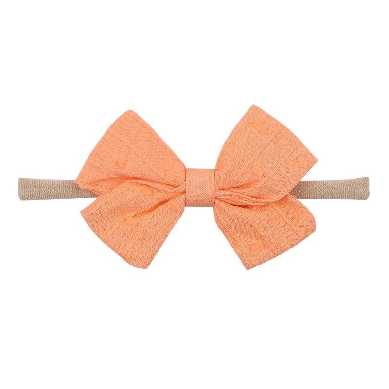 Kids Soft Nylon Bow Headband Candy Colors|Children's Hair Accessories