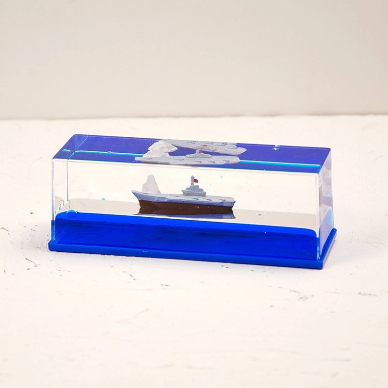 Creative Cartoon Liquid Oil Drop Ornament Transparent Acrylic Pressure Relief Craft|Home Decor Gifts