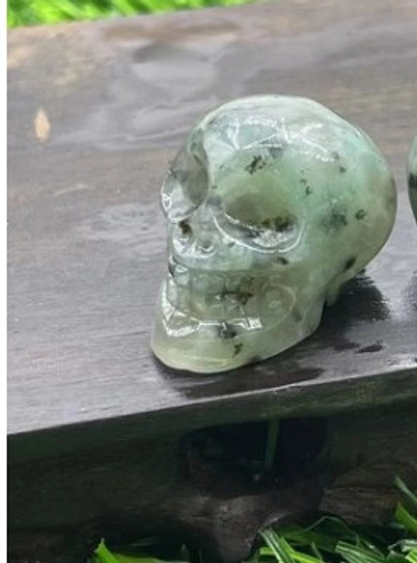 Halloween Punk Skull Natural Stone Decor|Jewelry & Accessories