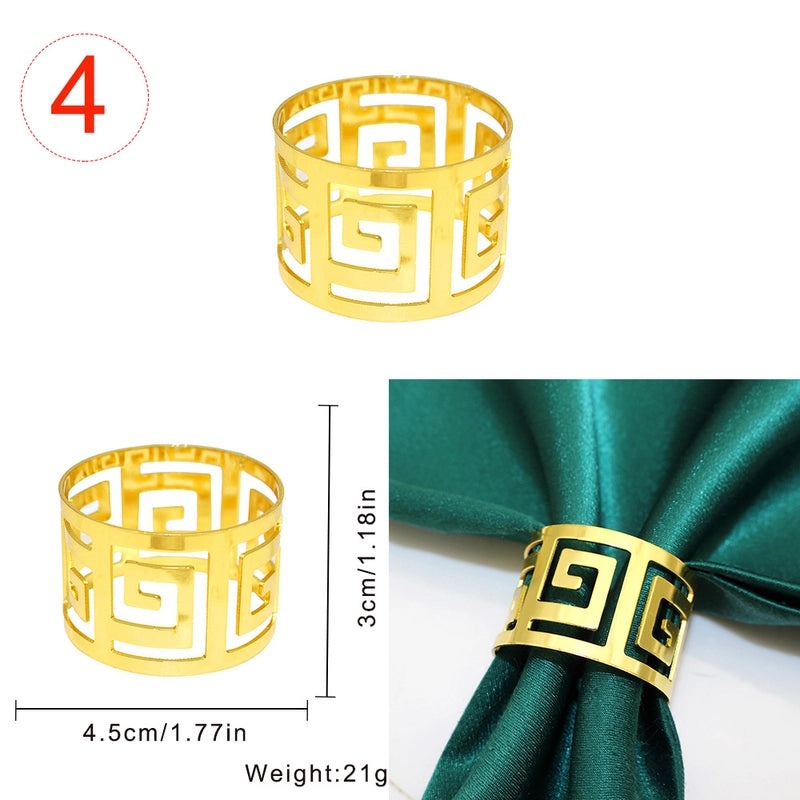 Stylish Geometric Metal Napkin Holder Single Piece|Home Decor & Kitchen Accessories