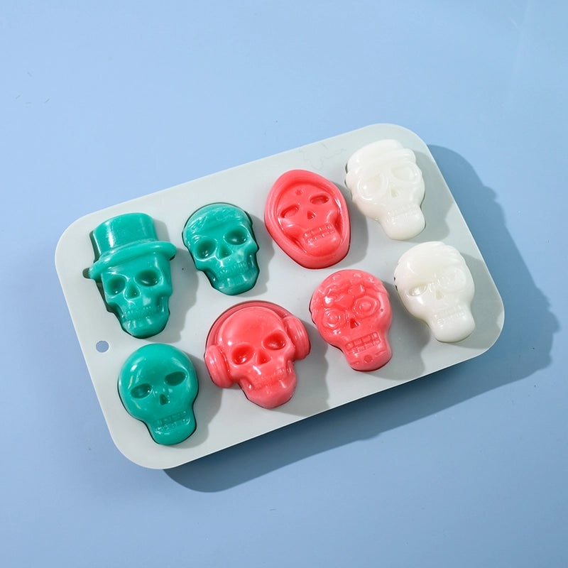 Halloween Skull Shaped Silicone Kitchen Mold 1 Pc | Kitchen Accessories