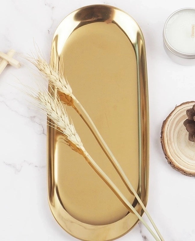 Solid Color Stainless Steel Baking Tray for Casual Use|Kitchen Bakeware