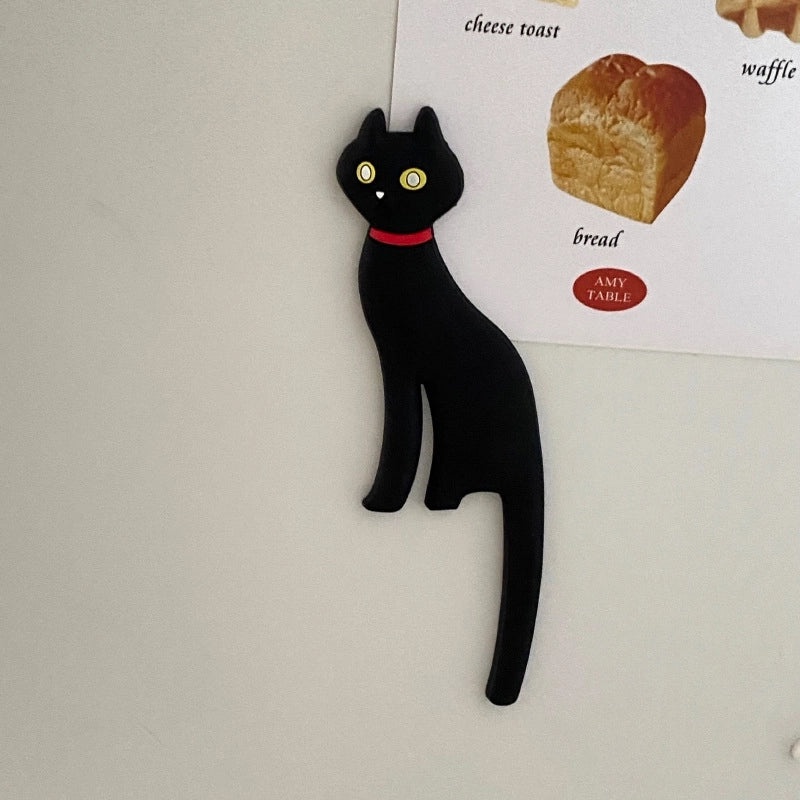 Adorable Cat Resin Fridge Magnet Decorative Artificial Art | Home Decor & Kitchen Accessories