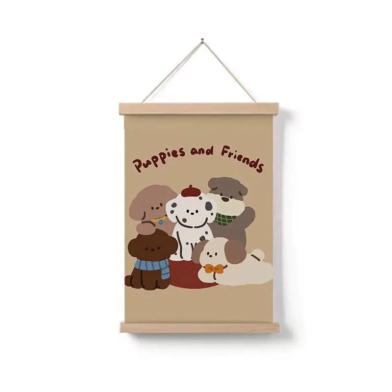 Casual Cute Animal-Themed Nonwoven Pendant Wall Art for Vacation Decor|Home Decor